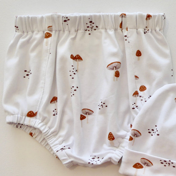 'TINY TOADSTOOLS' Knit Baby Bloomers