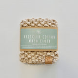 'RECYCLED COTTON WASH CLOTH'