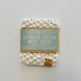 'RECYCLED COTTON WASH CLOTH'