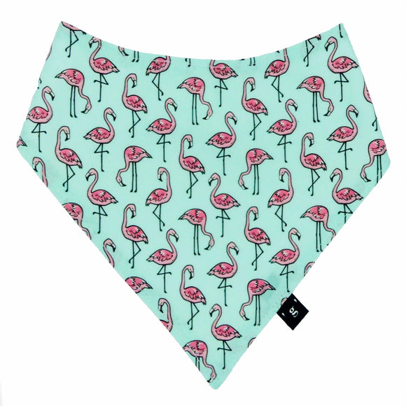 'FLAMINGO' bandana bib