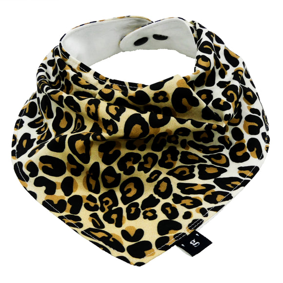 'LEOPARD' scarf bib
