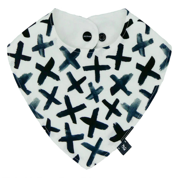'MESSY CROSS' basic bib