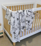 Baby wrap/swaddle 'MAGNOLIA' sweet pea gauze