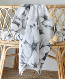 Baby wrap/swaddle 'MAGNOLIA' sweet pea gauze