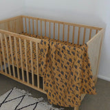 Baby wrap/swaddle 'DESERT OCHRE' sweet pea gauze