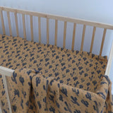 Baby wrap/swaddle 'DESERT OCHRE' sweet pea gauze