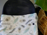 'FEATHERS' pram blanket