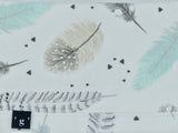 'FEATHERS' pram blanket