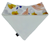 zzOrganic cotton basic bandana bib 'GENEVIEVE FLORAL'