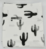 'WATERCOLOUR CACTUS' pram blanket