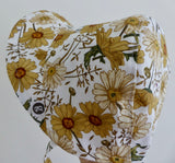 'DAISY-gold' BABY BONNET