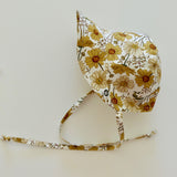 'DAISY-gold' BABY BONNET