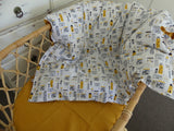 'SCANDI HOUSES' doona cover/set - cot