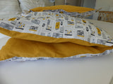 'SCANDI HOUSES' doona cover/set - cot