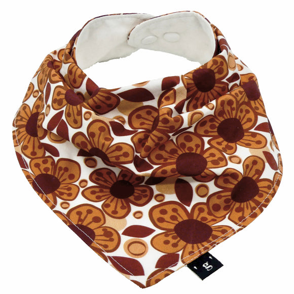 'RETRO RUST' scarf bib