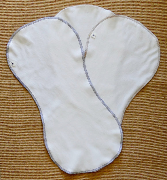 ^^^'BAMBOO' baby burp cloths (3 pack)
