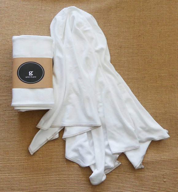 'BAMBOO' interlock baby wrap/swaddle