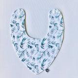 zOrganic cotton 'MINI EUCALYPTUS' basic bib